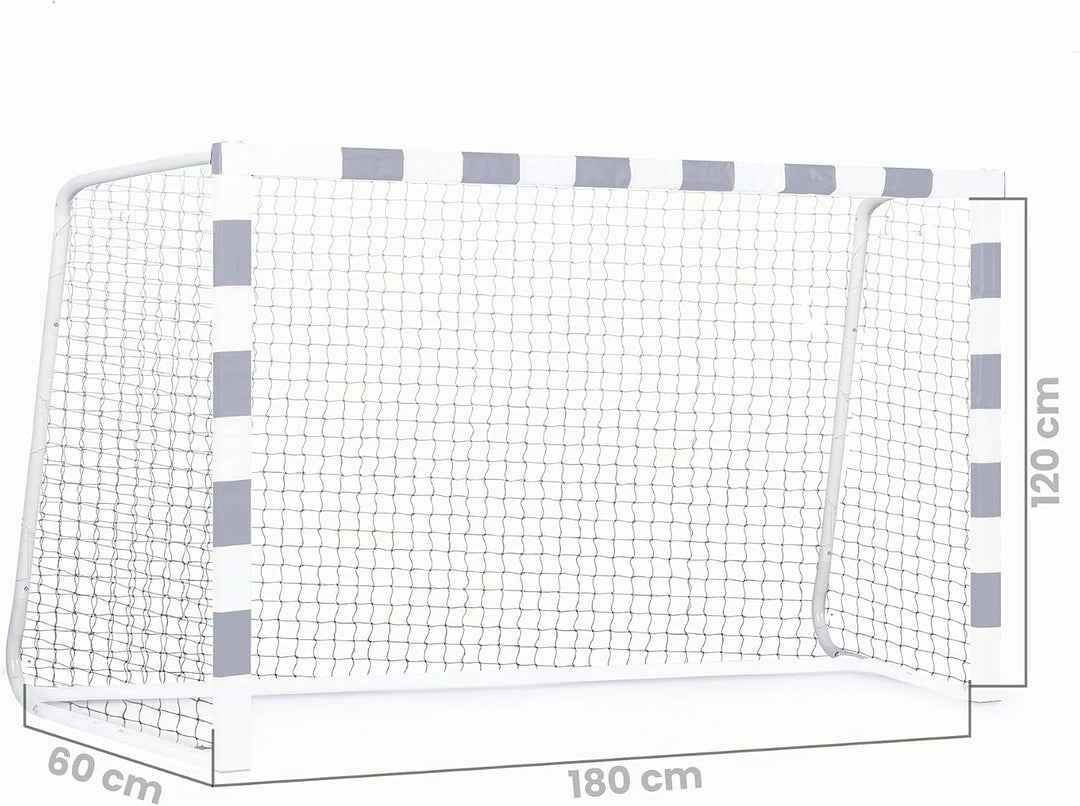 Neo-Sport Fussballnetz - Fussballtornetz Tornetz - Robust - Ersatznetz - 215 x 150 x 90 cm 180x120x6