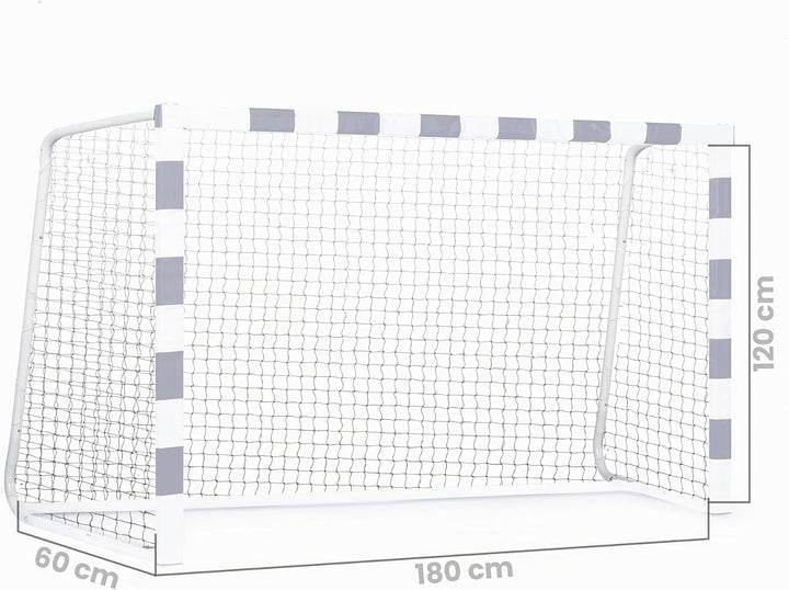 Neo-Sport Fussballnetz - Fussballtornetz Tornetz - Robust - Ersatznetz - 215 x 150 x 90 cm 180x120x6