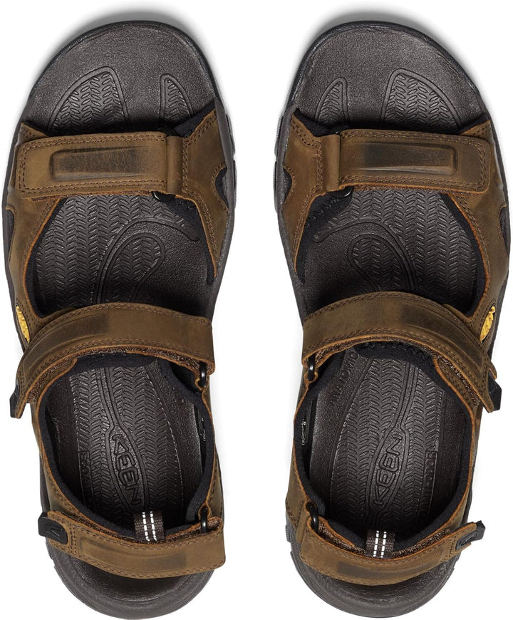 KEEN Herren Targhee 3 Open Toe Sandalen 47.5 EU Bison Mulch, 47.5 EU Bison Mulch