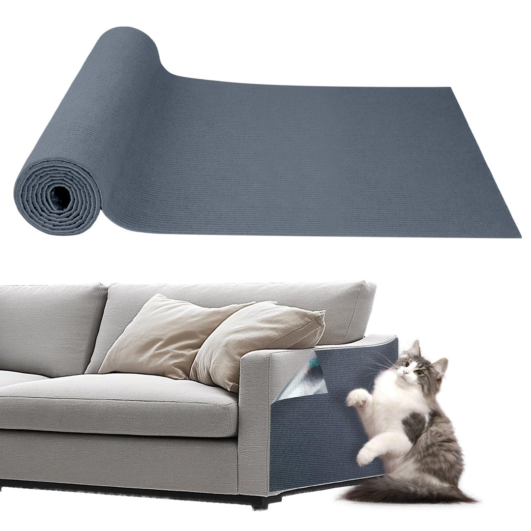 Storystore Selbstklebend Kratzmatte Katze, 40cm x 250cm Katzen Kratzmatte Kratzschutz Sofa Katze, DI
