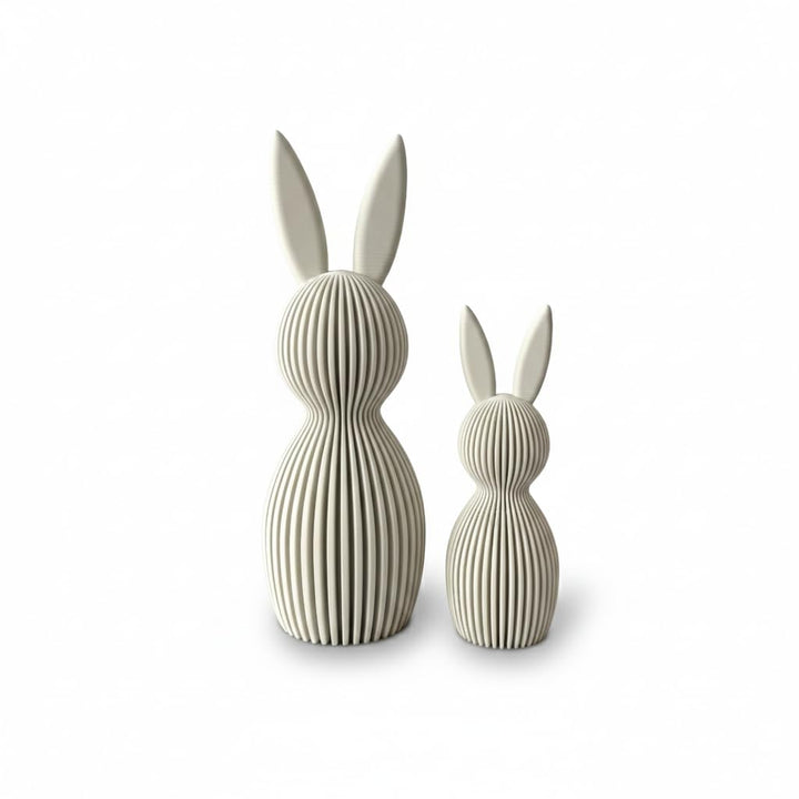 Generisch Scandi Osterhase 3D Deko – Minimalistische Osterdekoration im skandinavischen Design – Ger