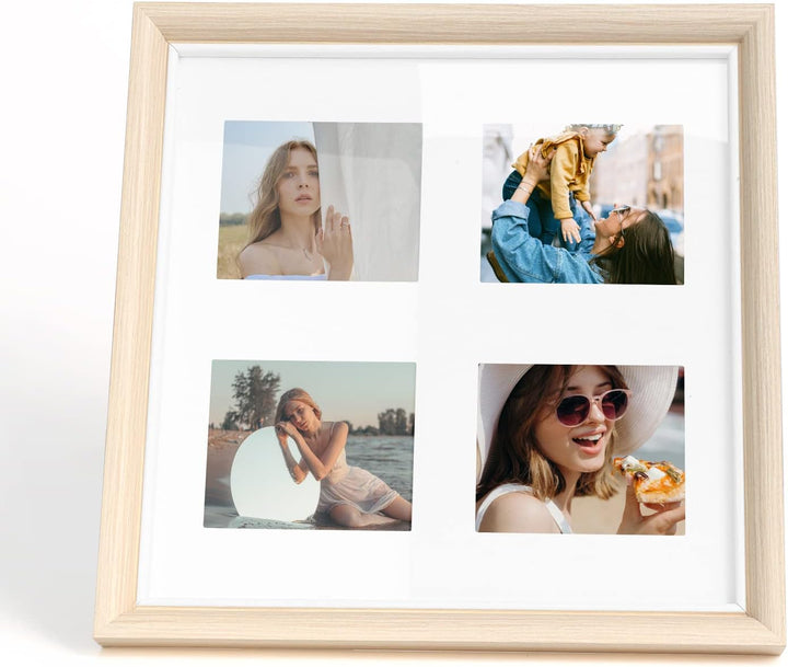 MUZIRI KINOKOO Bilderrahmen （27.5 * 27.5 cm), Kann Aufgehängt Oder Tischplatte,Kompatibel mit Instax