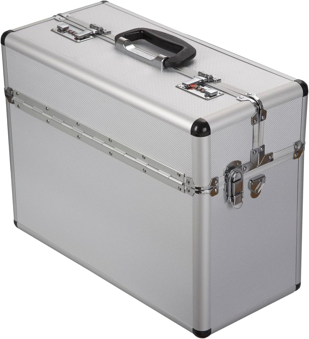 ALUTEC Pilotenkoffer (Aluminium Koffer, Innenmasse 435x340x1950 mm, ergonomischer Griff, mit Dokumen