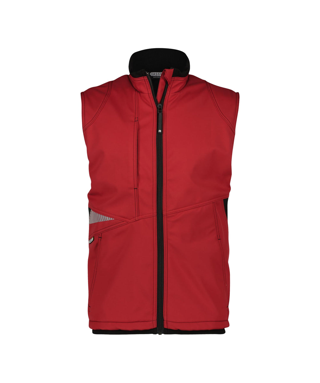 Dassy Fusion Softshell-Weste, Farbe:rot/schwarz, Grösse:XL