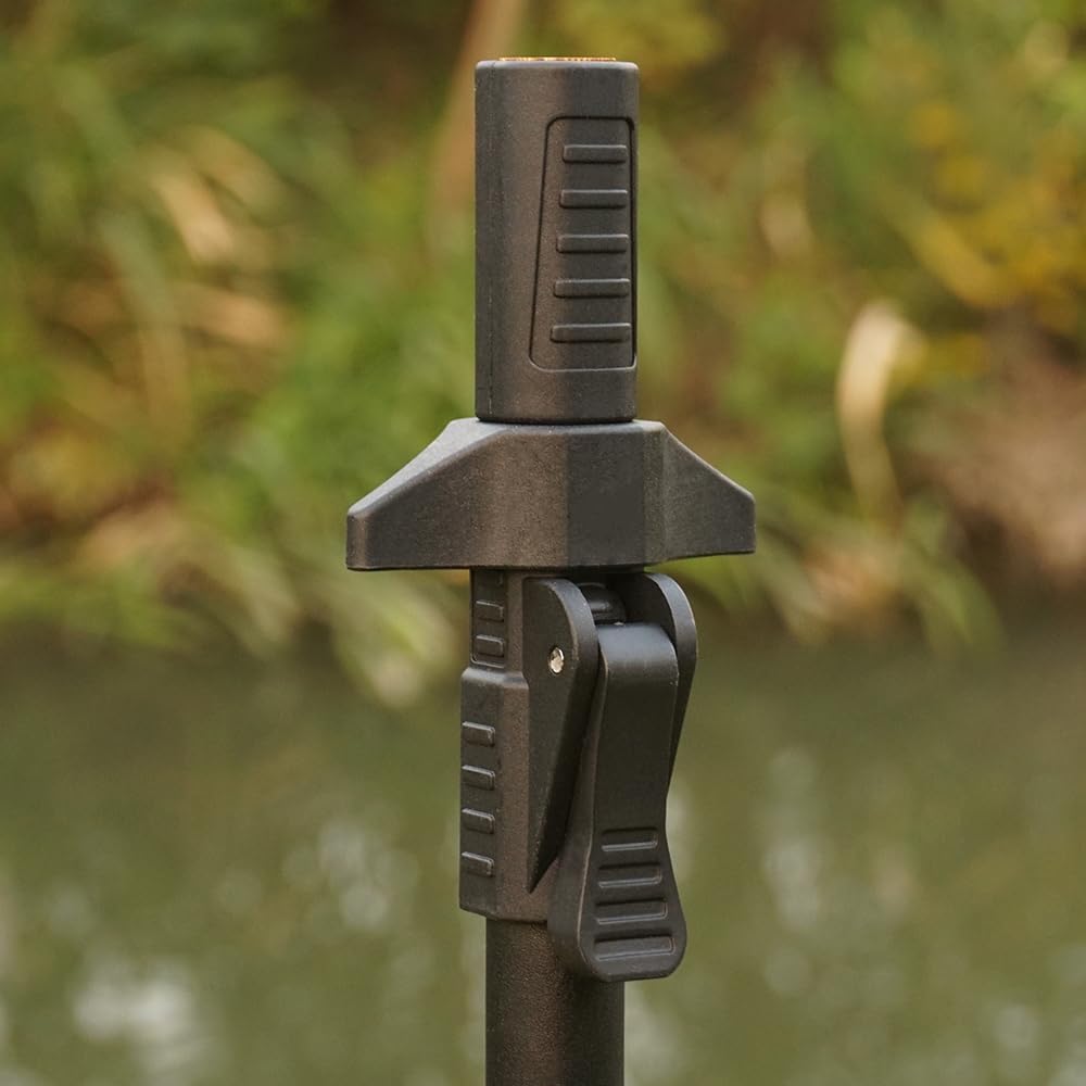 Hirisi Tackle 1 Stück Teleskop-Uferstange aus Aluminium für Karpfenangeln, Angelrutenhalter/Rod-Pod-