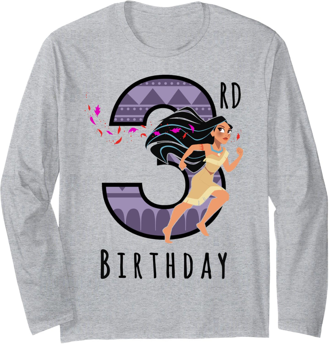 Disney Pocahontas Third Birthday Portrait Langarmshirt