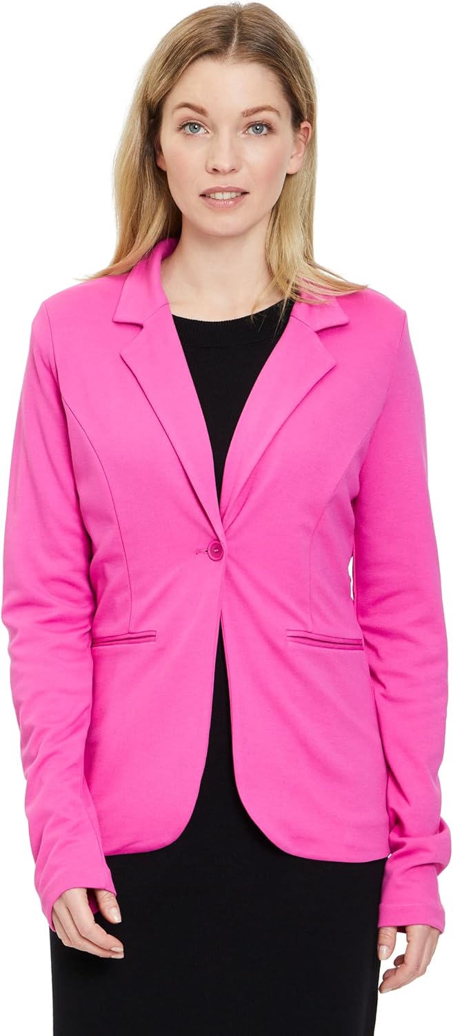 Cartoon Damen Casual-Blazer mit Reverskragen, 36