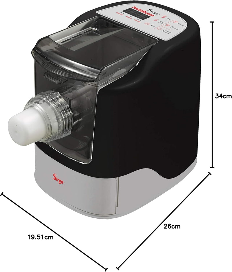 Sirge PASTABUONA Teigmaschine 260 W - 13 Trafil - bis zu 720 g Teig - Automatisch und auch mit Ruhez