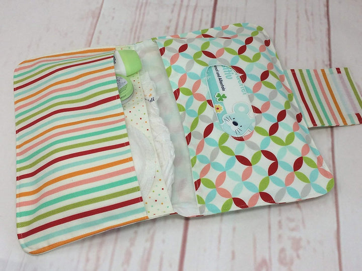 DARLING Zauberhafte Windeltasche mit Innenfächern auch mit Wunschnamen