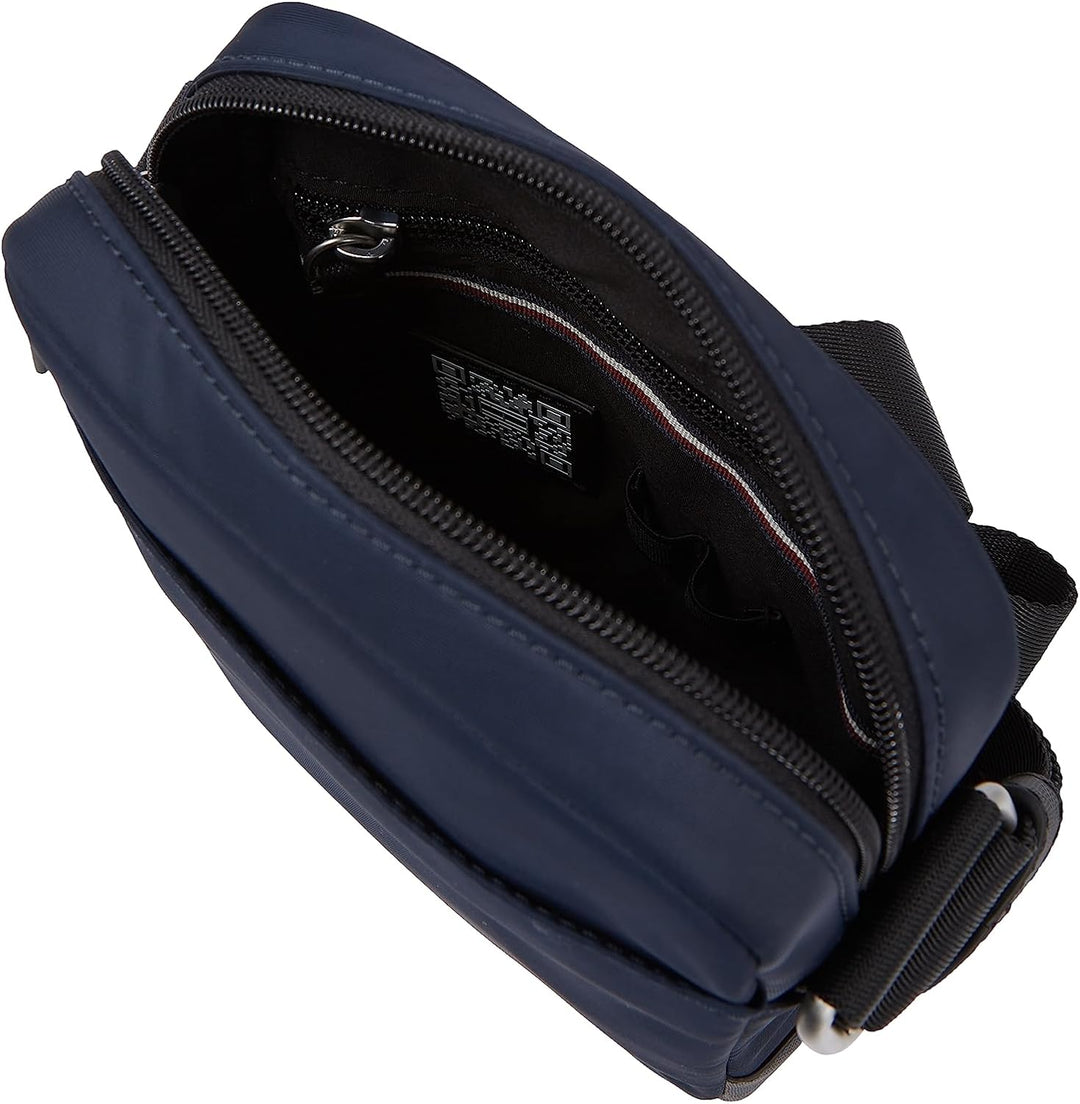 Tommy Hilfiger Herren Umhängetasche Elevated Nylon Reporter mit Reissverschluss Space Blue, Space Bl