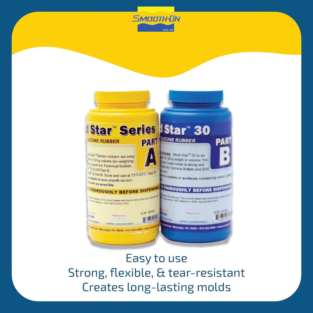 Smooth-On Mold Star 30 2 Lbs Pint Unit, Pint Unit