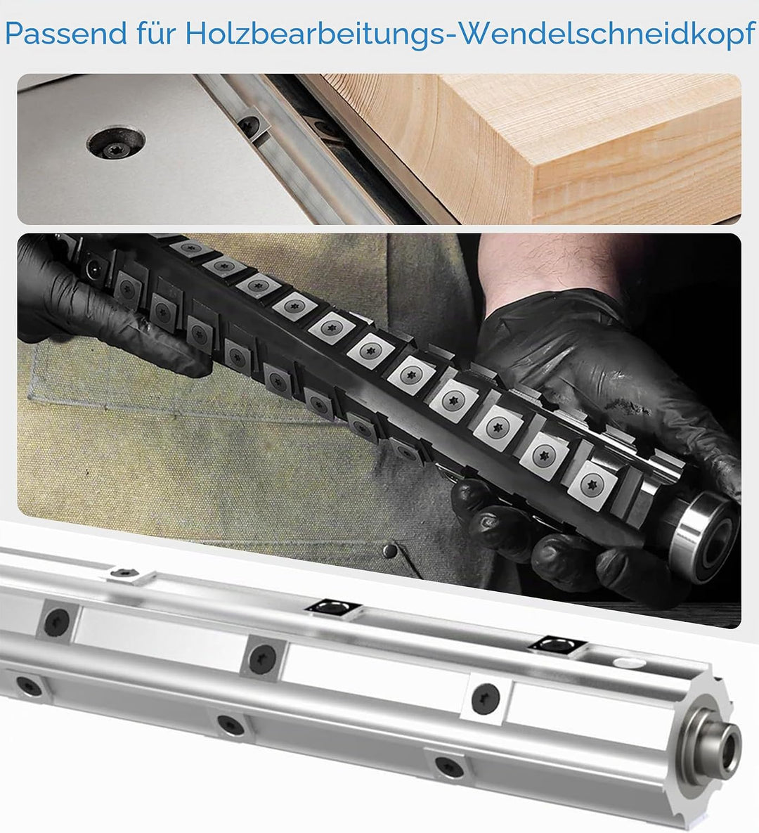 CDBP HM Vorschneid-Wendeplatten 15x15x2,5mm mit R150 Radius Schneidekante für Schaftfräser-Fräswerkz