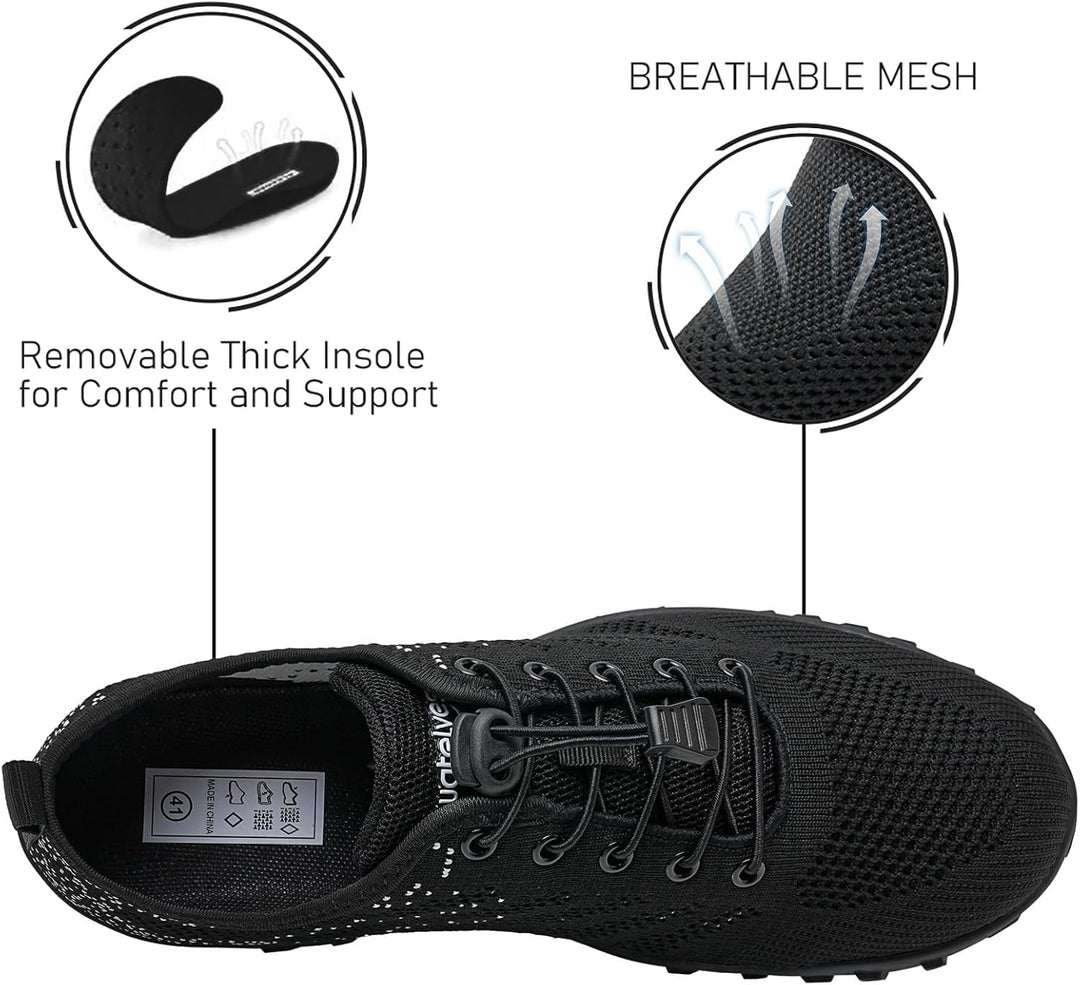 WateLves Badeschuhe Herren Damen Barfussschuhe Wasserschuhe Schwimmschuhe Strandschuhe für Surfen,Ta