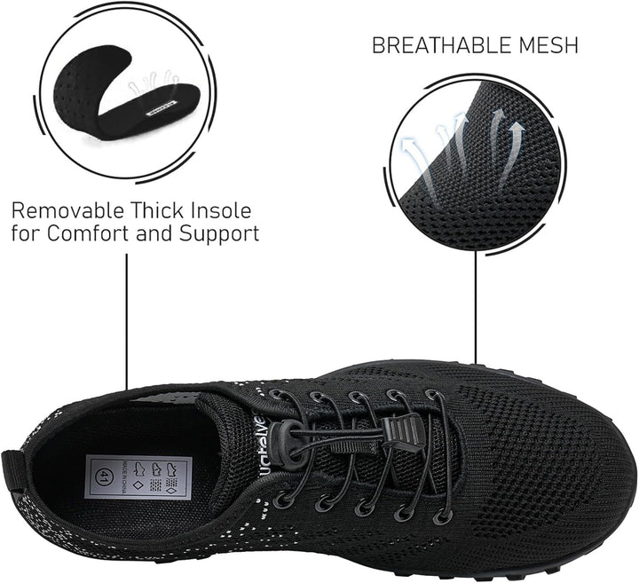 Badeschuhe Herren Damen Barfussschuhe Wasserschuhe Schwimmschuhe Strandschuhe für Surfen,Tauchen,Boo