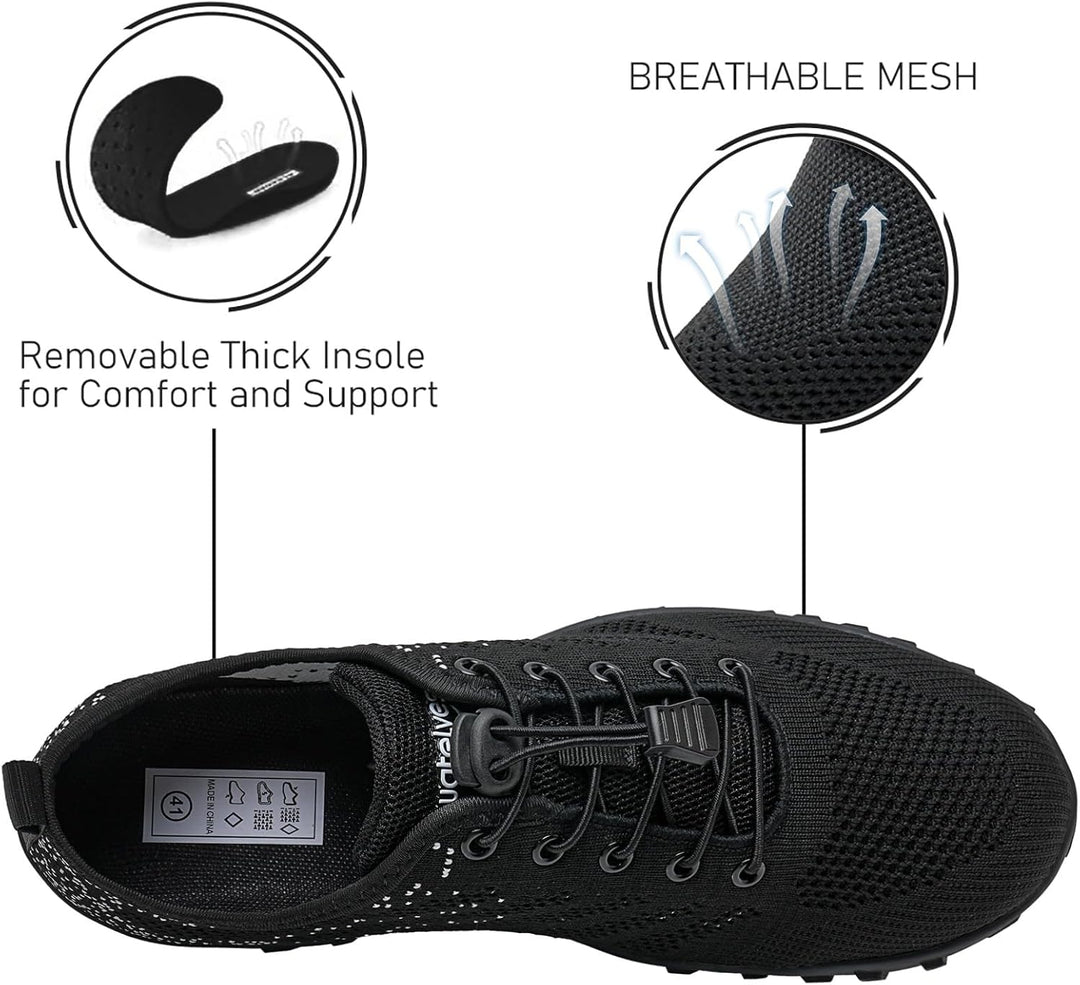 WateLves Badeschuhe Herren Damen Barfussschuhe Wasserschuhe Schwimmschuhe Strandschuhe für Surfen,Ta