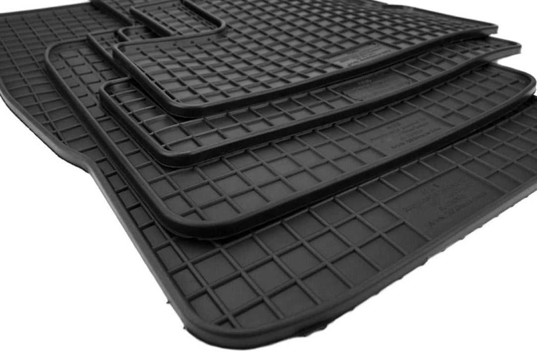 Kfzpremiumteile24 Gummimatten Kompatibel mit Cooper ab 03/2014 Premium Fussmatten Allwetter Schwarz