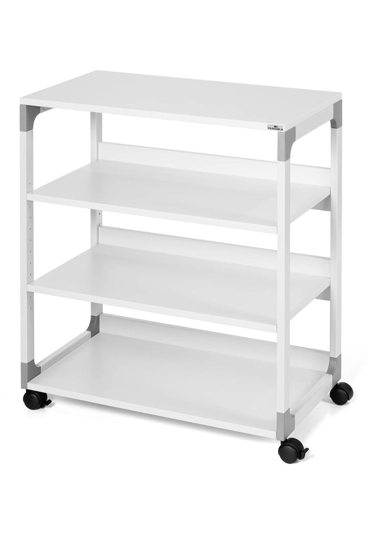 Durable System Multi Trolley 88, grau,glasfaserverstärkte Ecken, Kippschutz - 750 x 879 x 432 mm, 37