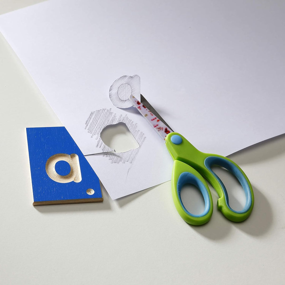 Erzi 42022 Lernspiel Kleinbuchstaben aus Holz, Lernmaterial, Kreativität