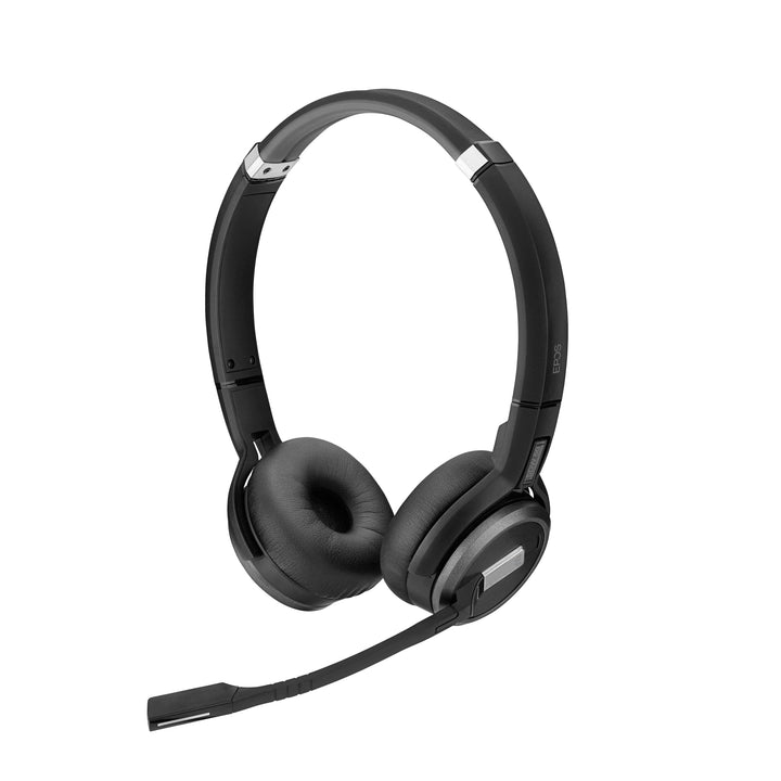 EPOS DECT Headset Impact SDW 5063 - Kabelloses On-Ear Headset mit Multi-Geräte-Anbindung - Kristallk