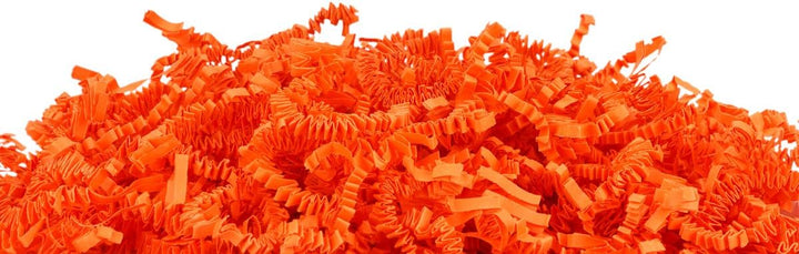 048, Orange, oranges Füllmaterial und Polsterpapier, Geschenk-Verpackungen, Deko, Geburtstag, Weihna
