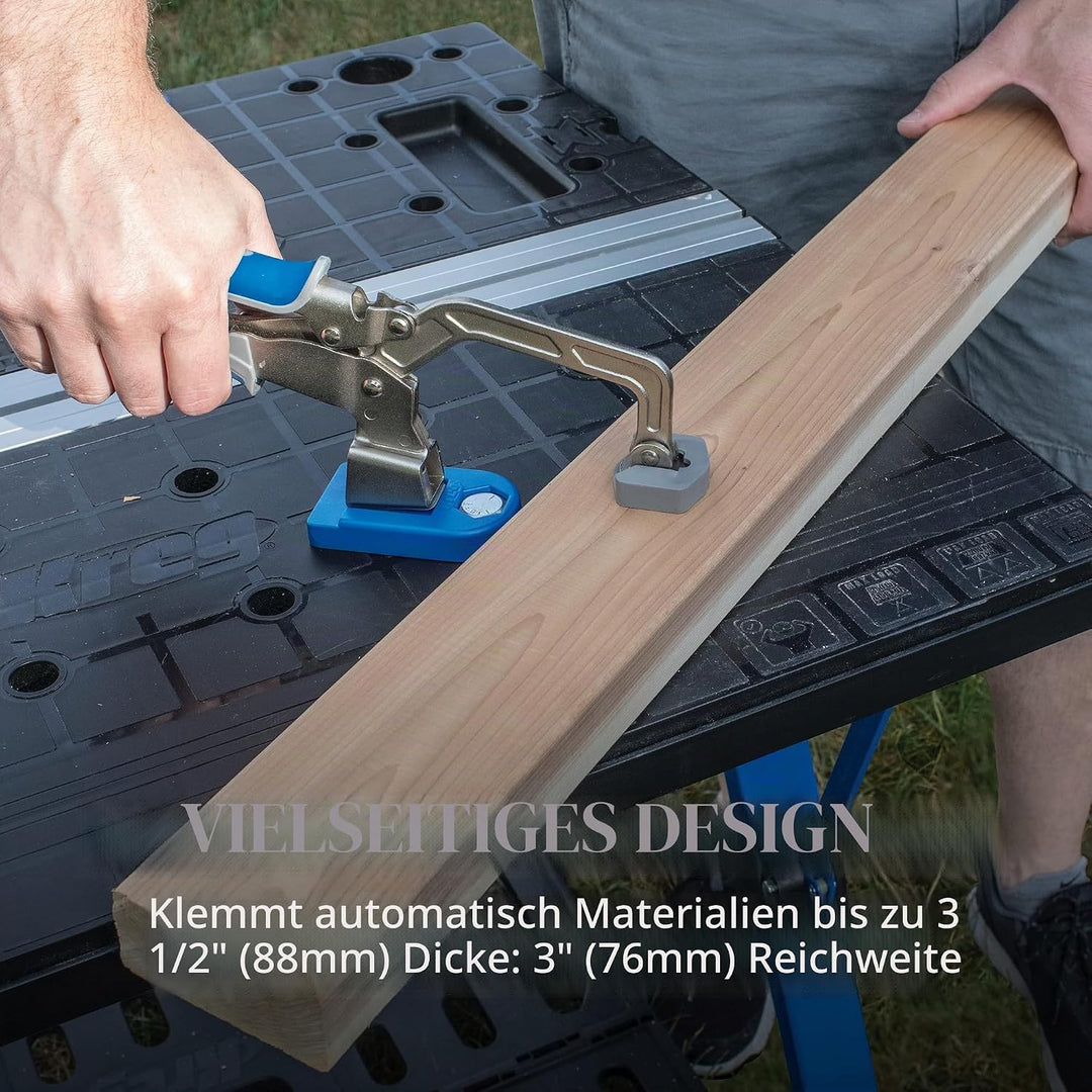 KREG® Bankklemme mit Bankklemmfuss Blau