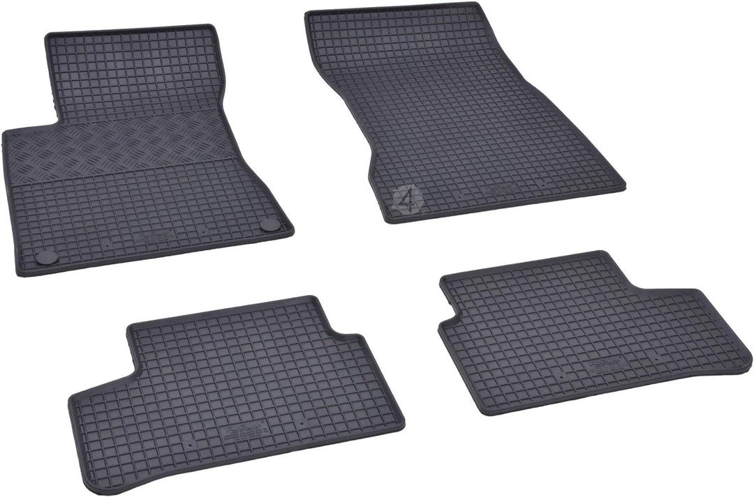 Passgenaue Kofferraumwanne und Gummifussmatten geeignet für Mercedes B-Klasse W247 ab 2019 + Gurtsch