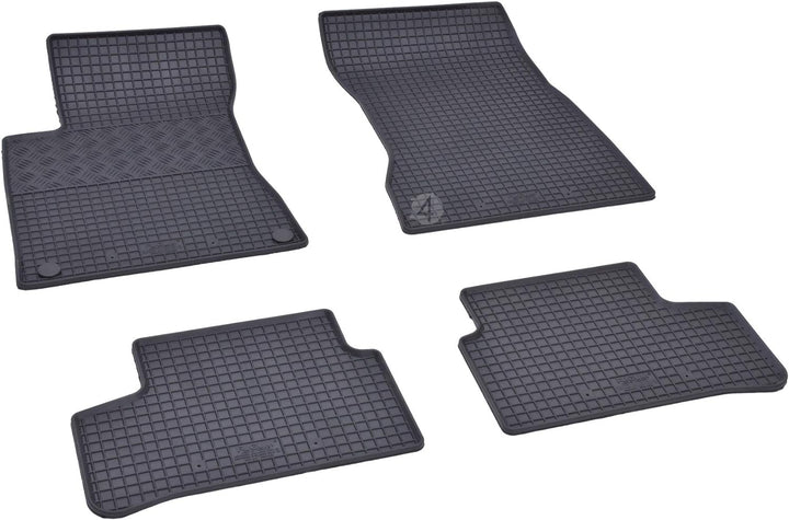 Passgenaue Kofferraumwanne und Gummifussmatten geeignet für Mercedes B-Klasse W247 ab 2019 + Gurtsch