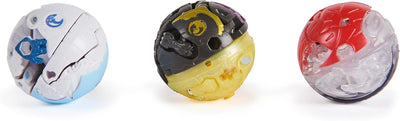 BAKUGAN Starter 3-Pack, Special Attack Dragonoid, Titanium Hammerhead, Butterclaw, individualisierba