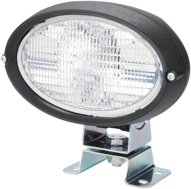 HELLA - Halogen-Arbeitsscheinwerfer - Oval 100 - 24/12V - Schraubanschluss/Anbau - 4-Punkt Befestigu
