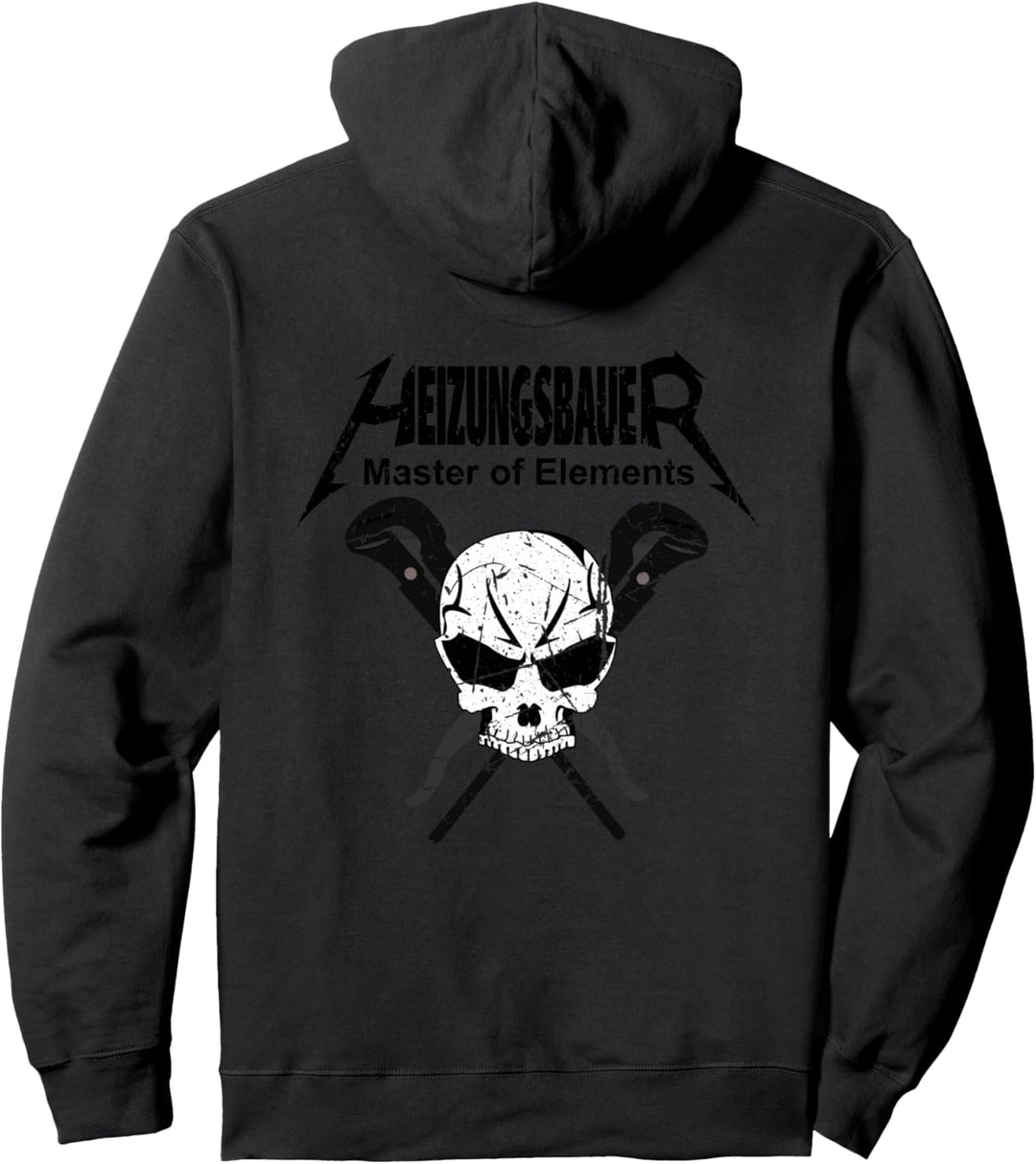 Heizungsbauer Anlagenmechaniker, Master of Elements SHK Pullover Hoodie