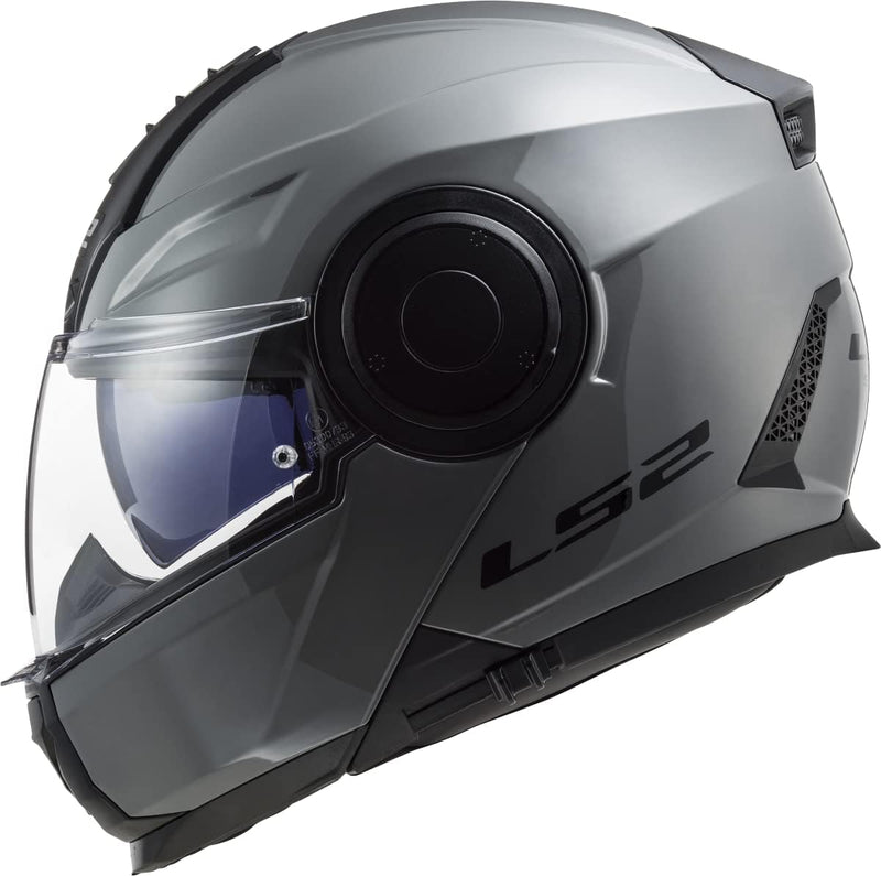 LS2 Motorcycle Helmets - FF902 Scope Modular Flip Front XS grau nardau, XS grau nardau