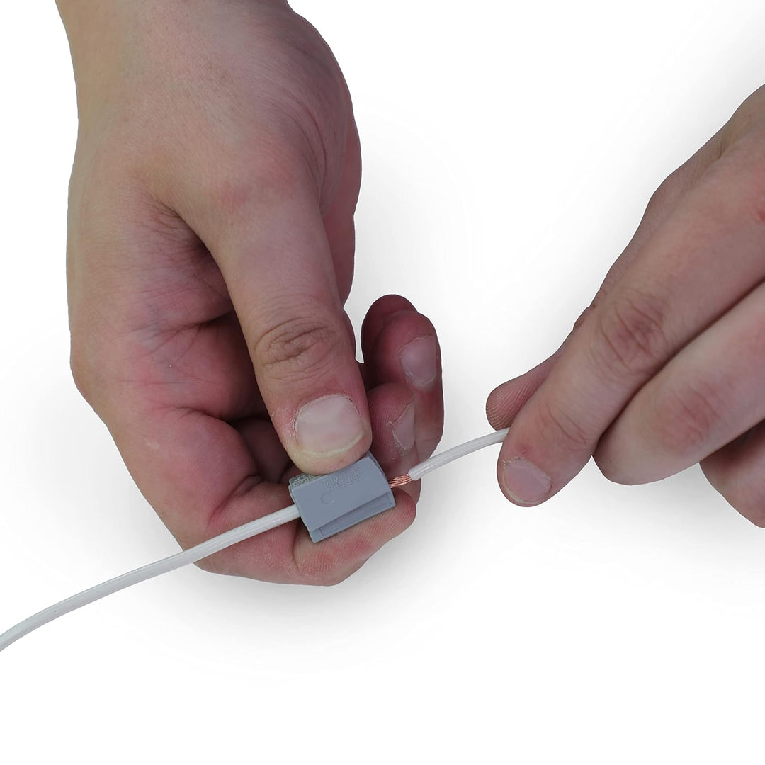 WAGO Leuchtenklemme 224-101 | Nennquerschnitt: 2,5 mm², für ein- und feindrähtige Leiter, 100 Stück,