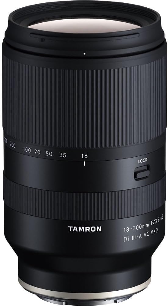 Tamron B061X 18-300mm F/3.5-6.3 Di III-A VC VXD, Objektiv für Fujifilm, schwarz & WD Elements Portab