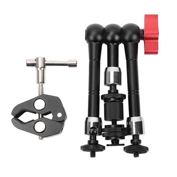 Magic Arm mit Klemme für Spiegelreflexkameras, Mikrofonmonitor, 11" Gelenk-Reibungsstabilisator Ausg