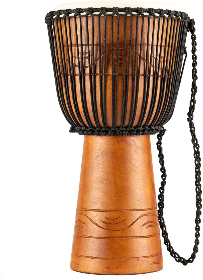 Meinl Percussion ADJ2-L+BAG Djembe, Water Rhythm Series (Large), 30,48 cm (12 Zoll) Durchmesser, ink