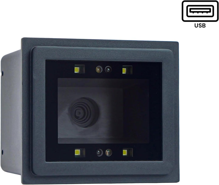 HDWR HD340 QR-Code-Scanner USB, stationärer 1D 2D Barcode-Scanner