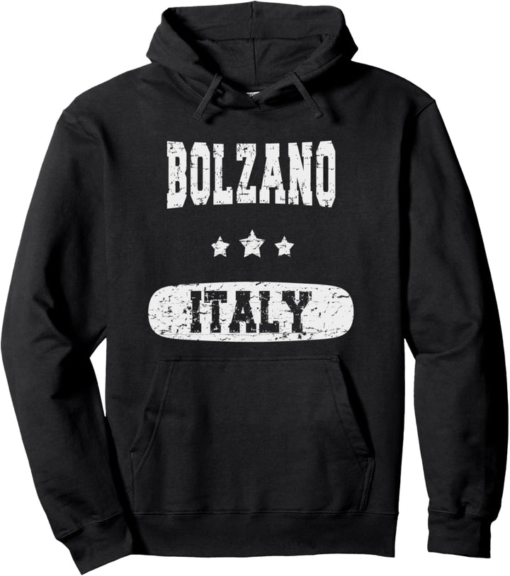 Vintage Bolzano, Italien Pullover Hoodie