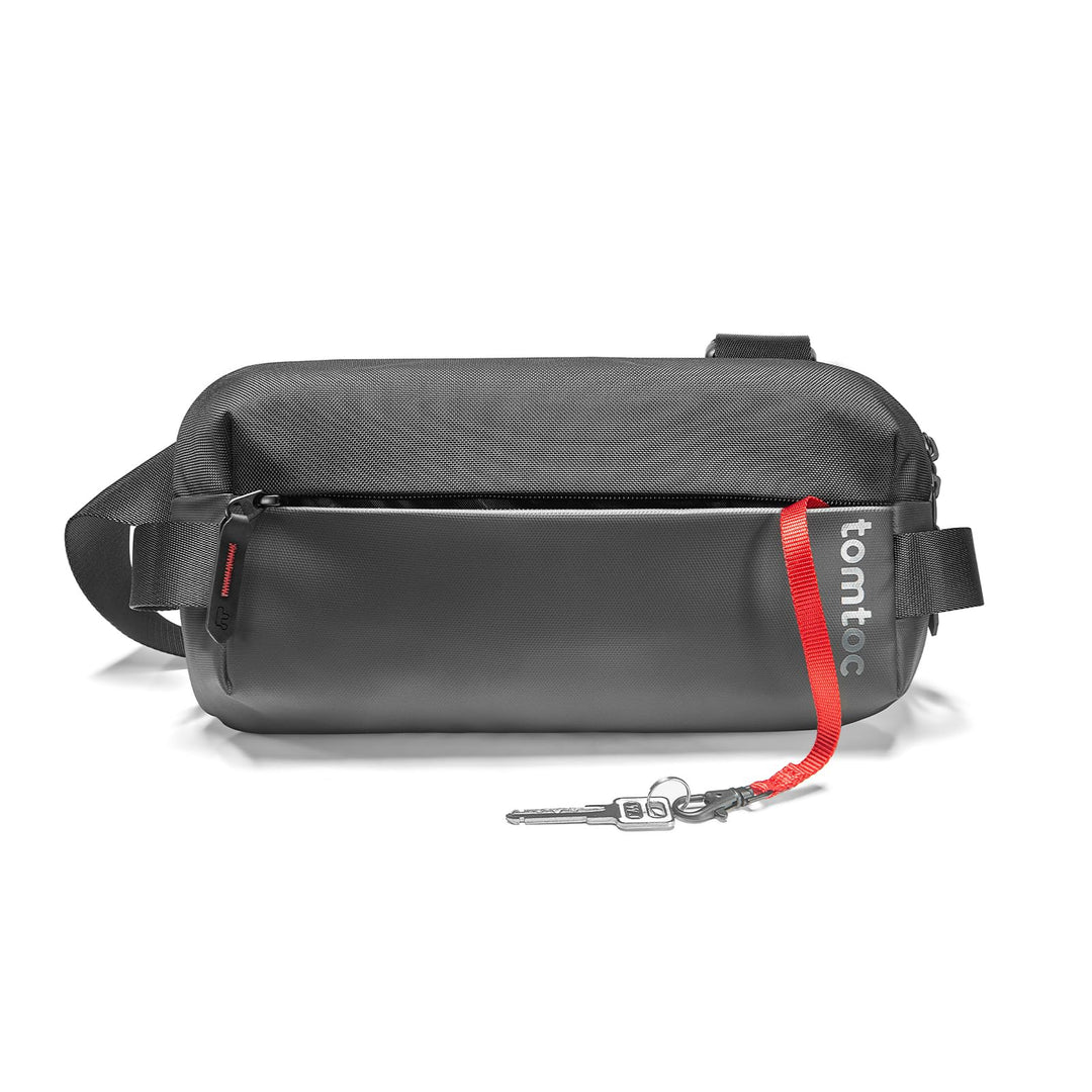 tomtoc Kompakt Sling Bag, 4L Minimalistisch Brusttasche Umhängetasche Schultertasche für Herren und