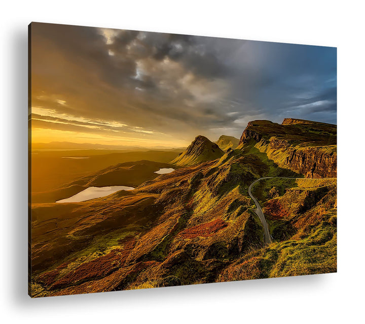 deyoli himmlische Landschaft in Schottland Format:75x50 cm als Leinwandbild, Motiv fertig gerahmt au