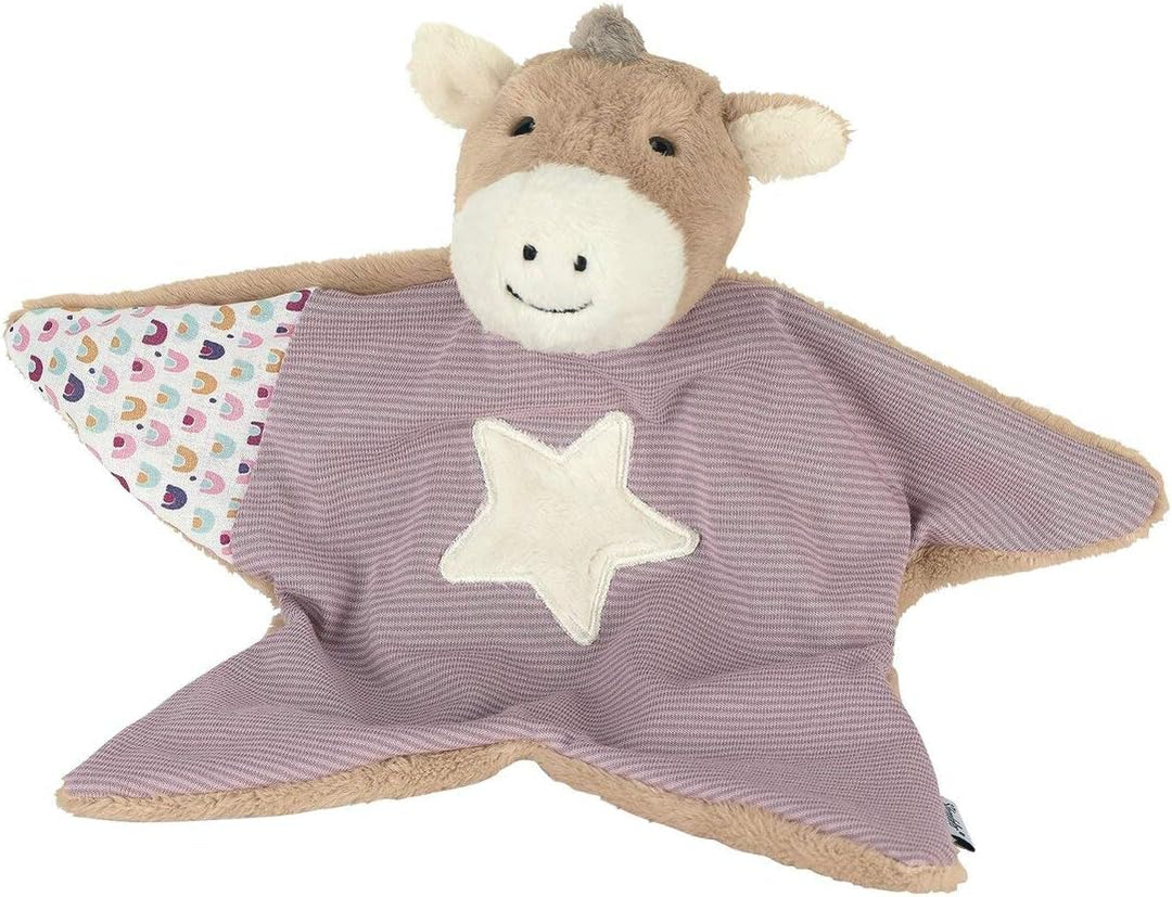 Sterntaler Schmusetuch Pony Pauline, Für Babys ab dem 1. Monat, Grösse M, 27 x 32 cm, Pauline