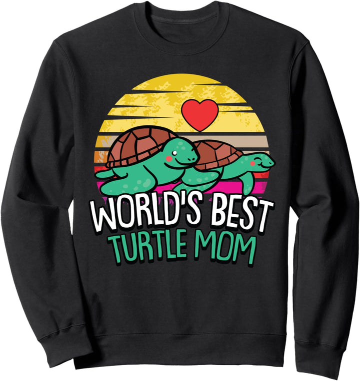 Schildkröte Mama Retro Reptil Haustier Tier Mama Mama Mama Sweatshirt