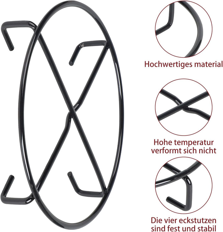 LALAGO Dutch Oven Untersetzer, Ø 20 cm Dutch Oven Ständer, Untergestell, Deckelheber Dutch Oven Hake