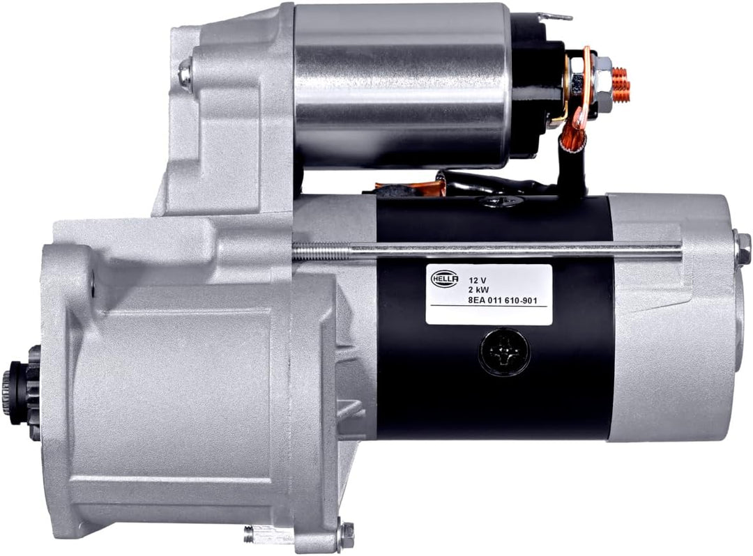 HELLA - Starter/Anlasser - 12V - 2kW - für u.a. Mitsubishi Pajero II (V3_W, V2_W, V4_W) - 8EA 011 61