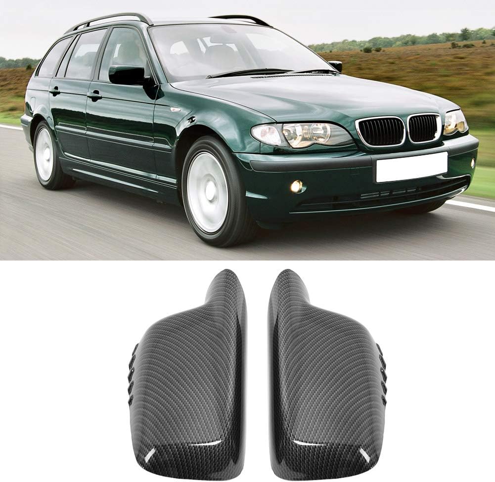 Tür Rückspiegel Abdeckung, Yctze 2 Stück Auto Rückspiegelkappen Rückspiegel Abdeckung Gehäuse Ersatz