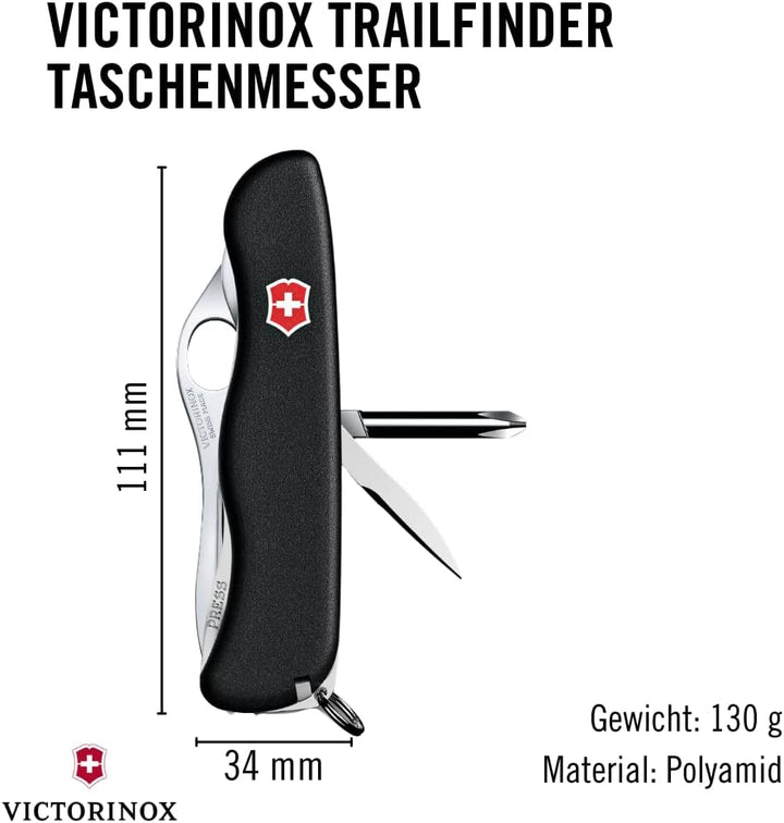 Victorinox Taschenmesser Trailmaster Schwarz One Size Single, Schwarz One Size Single