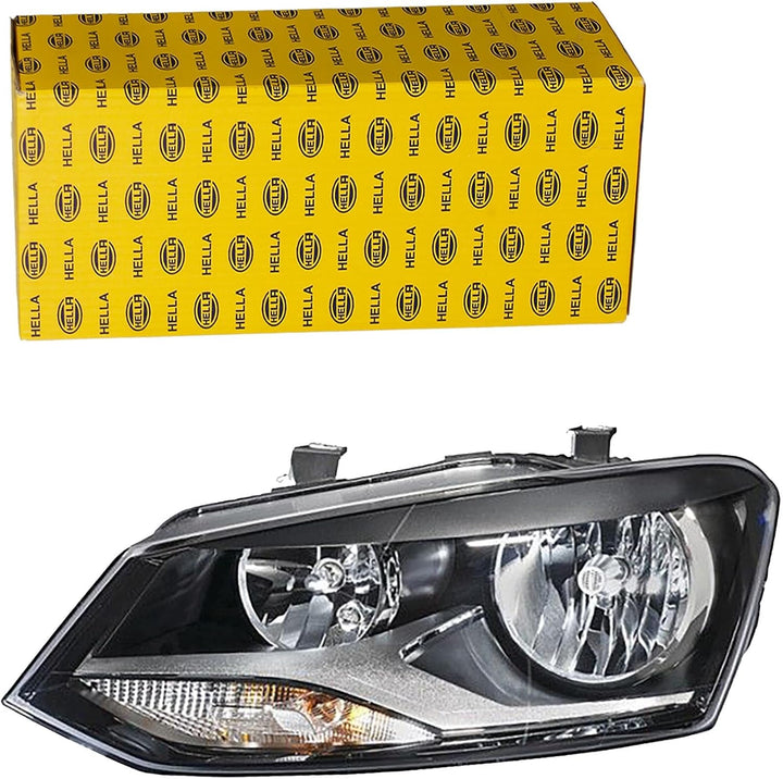 HELLA 1LE 247 051-031 Halogen-Hauptscheinwerfer - links - für u.a. VW Polo (6R1, 6C1)