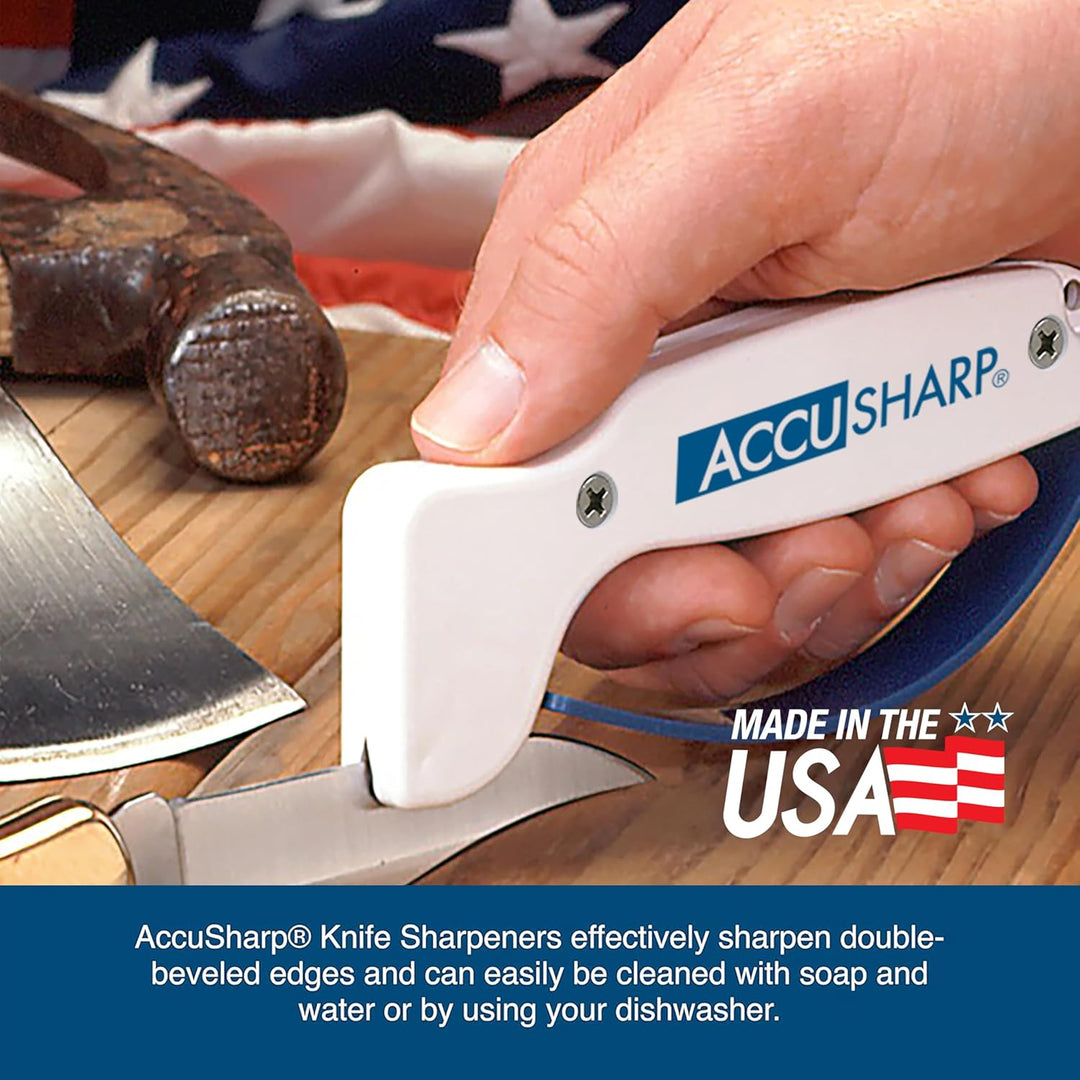 AccuSharp Messerschärfer, Blau/Weiss, ACCU-001W, Blau/Weiss