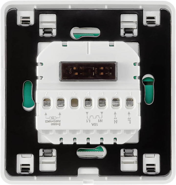 E71 analog Thermostat Unterputz Raumregler für elektrische Fussbodenheizung & NC-Stellantriebe einfa