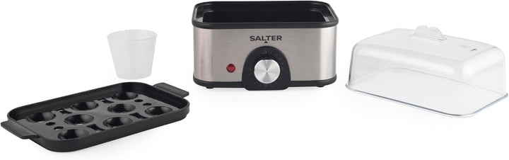 Salter Elektrischer Multi-Eierkocher – 8 Eier-Kocher, Ideal für Weiche Dippy-, Harte und Pochierte E