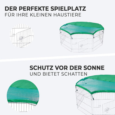 MaxxPet Kaninchenstall mit Parcours – Kaninchenstall – Kaninchenstall – Käfig für Kaninchen (80 x 75
